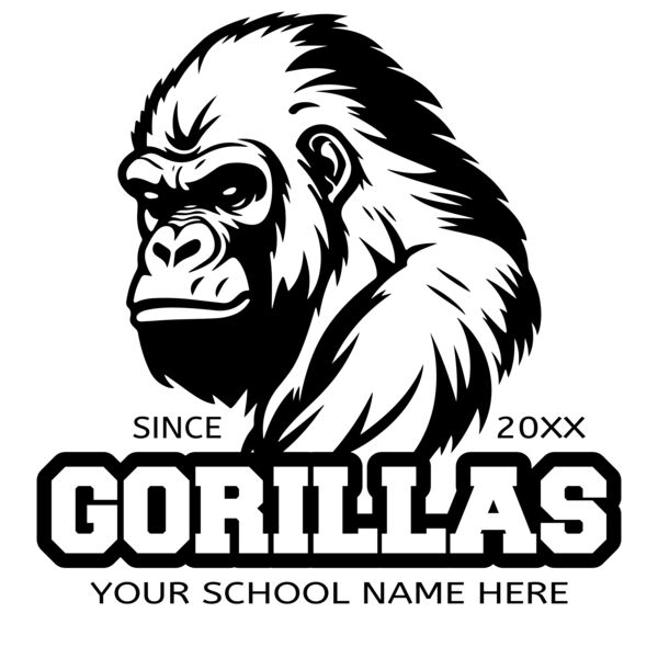 School Gorillas 02 Miniaturansicht