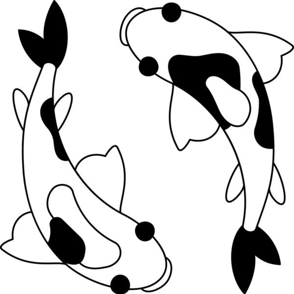 Yin-Yang Koi Fish Miniaturansicht