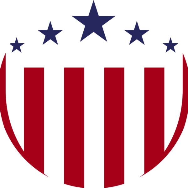 Round Patriotic Shield Miniaturansicht