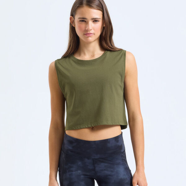 Women's TriDri® organic crop tank Miniaturansicht